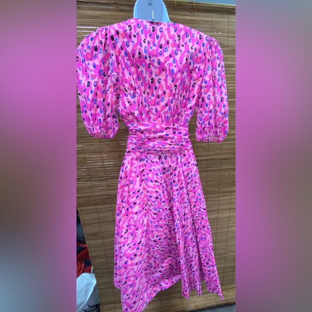L-1 Lilly Pulitzer Juney Elbow Length Sleeve Midi Wrap Dress - Picture 14 of 15